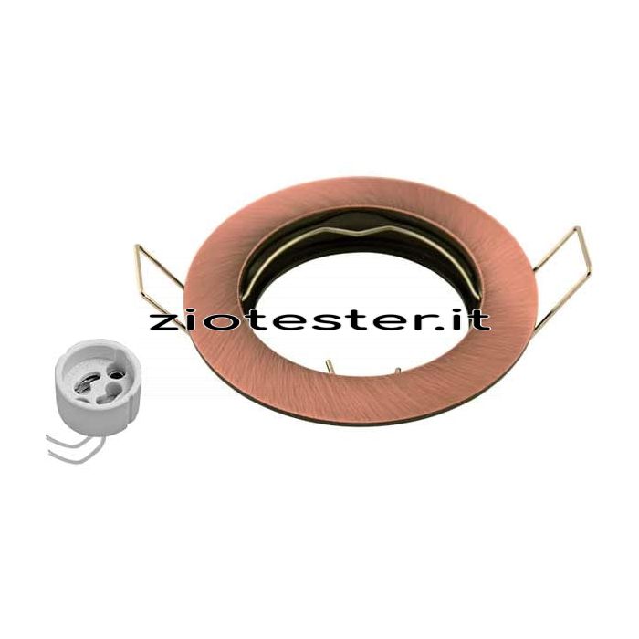Lamp Holder Kit portalampada Ghiera Fissa ramato