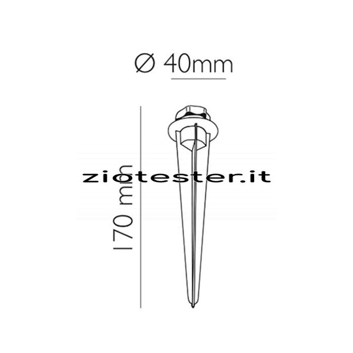 Picchetto supporto da giardino LED Flood Light/Outdoor Garden Light corto dimensioni