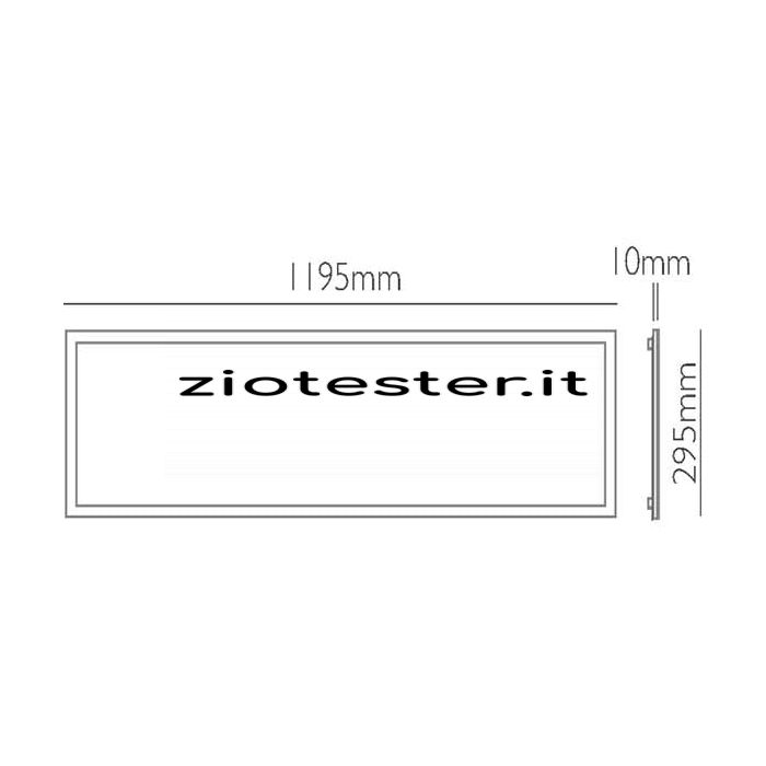 Pannello LED Rettangolare 40W dimensione