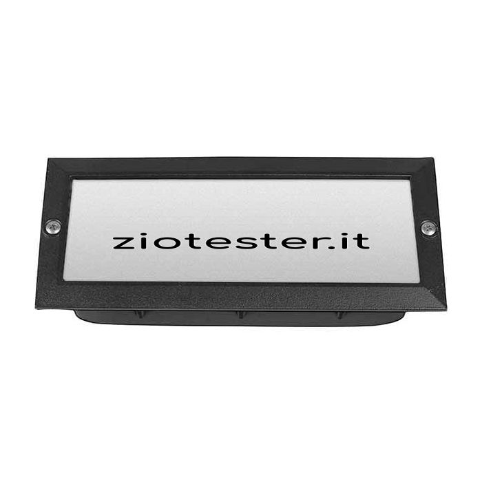 Plafoniera da esterno ad incasso Outdoor Light Pinturicchio nera