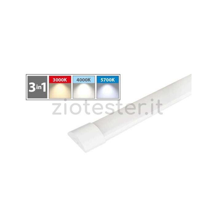 Plafoniera Lineare 36W 3 in 1