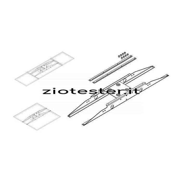 Kit fissaggio plafoniera LED Panel dimensione