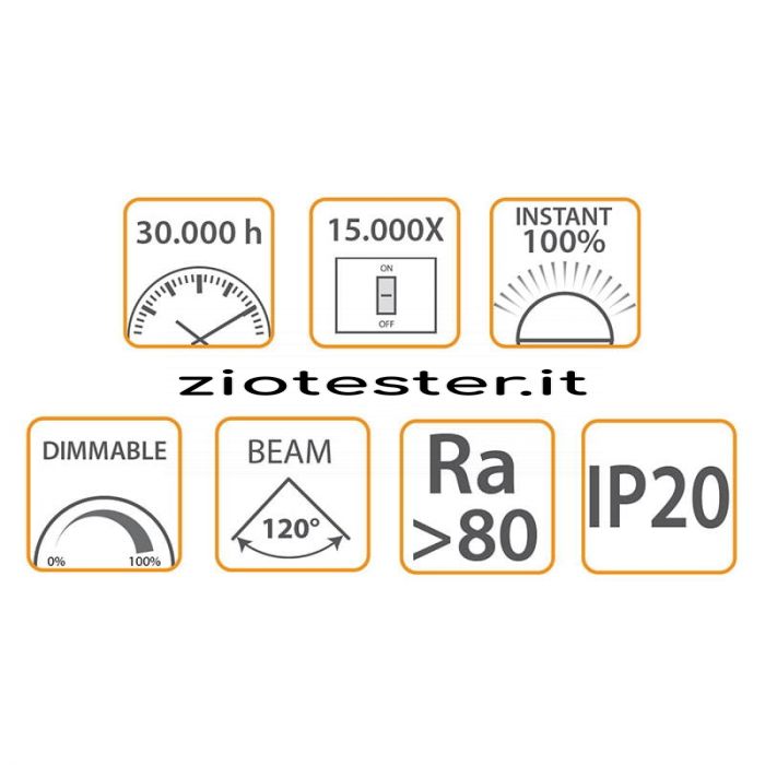 Nastro LED Strip 24V IP20 6W/m-info3