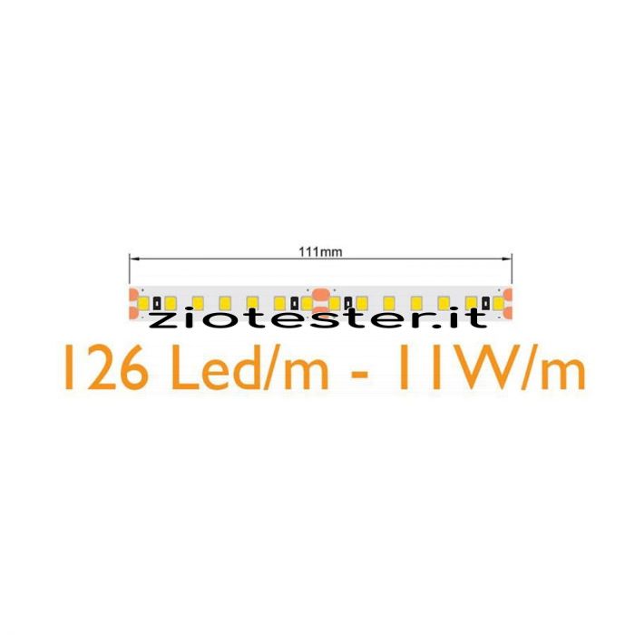 Nastro LED Strip 24V IP65 11W/m Waterproof-info