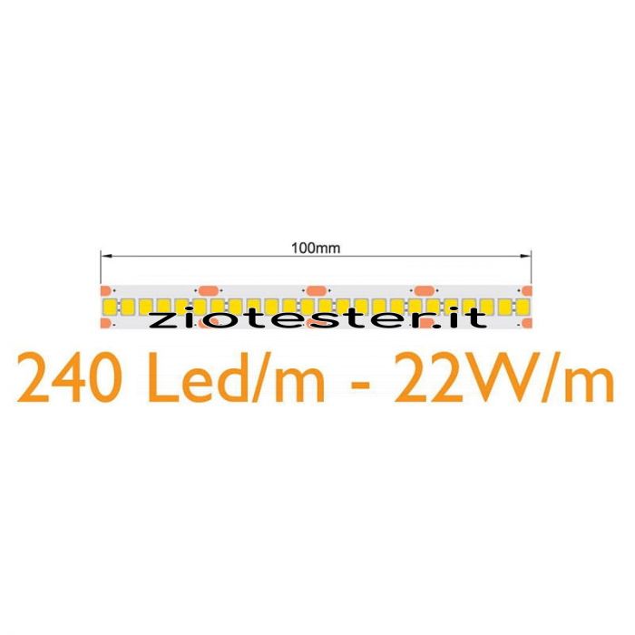 Nastro LED Strip 24V IP65 22W/m Waterproof-info