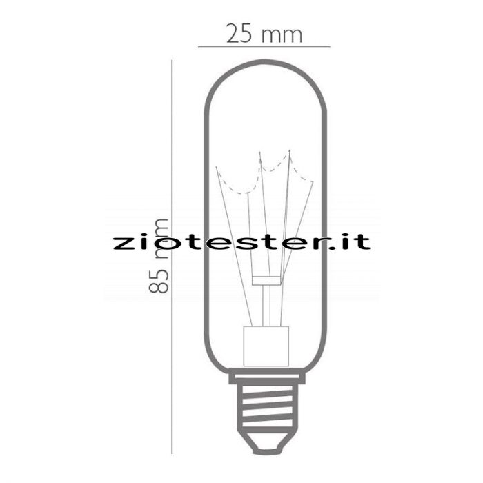 Lampadina a Incandescenza Small Bulb Standard 40W E14-tec