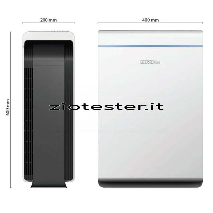 Purificatore d'Aria AirNOVA a 7 filtri misure