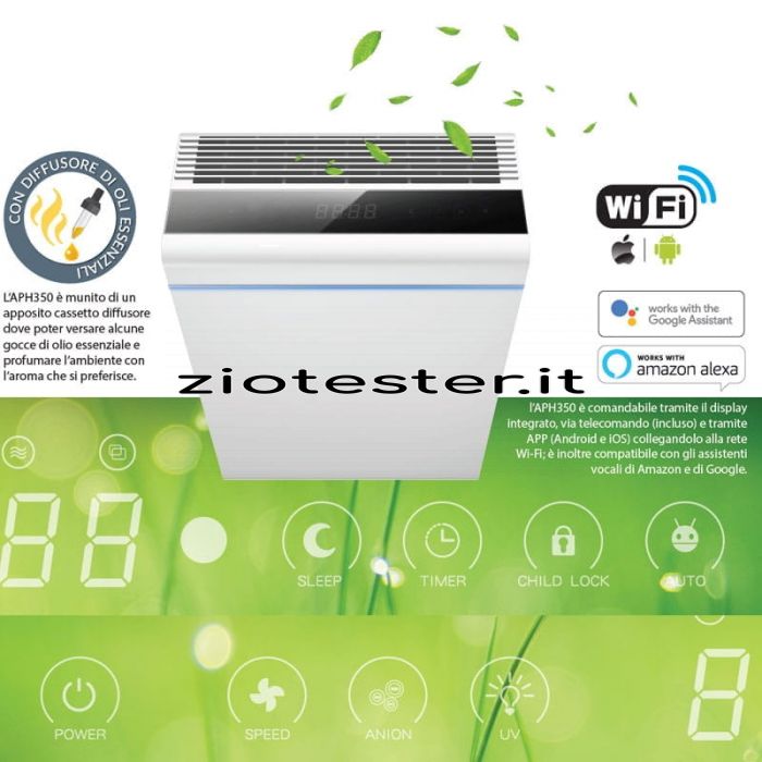 Purificatore d'Aria AirNOVA a 7 filtri funzioni