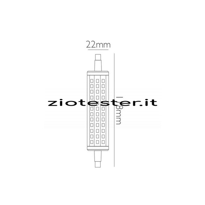 Lampadina LED Special Slim Equivalente a 60W dimensioni