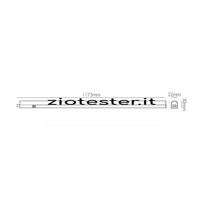 Barra LED Reglette Equivalente a 28W dimensioni