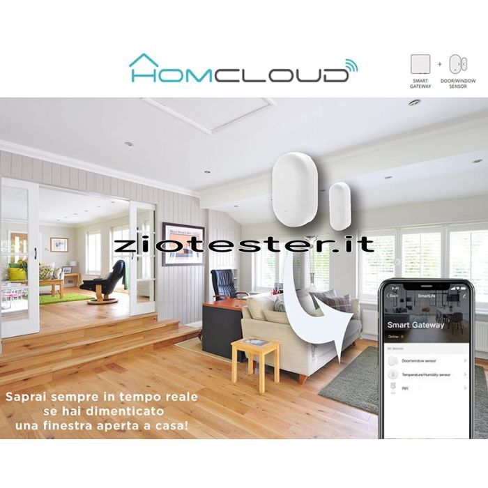 Sensure di apertura porta o finestra Zigbee Home