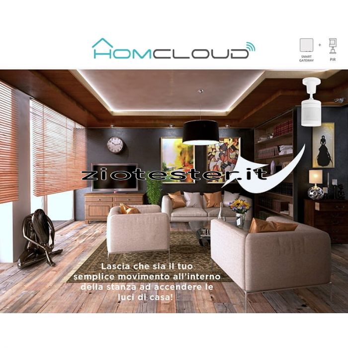 Sensore di movimento PIR Wifi Zigbee ambienti