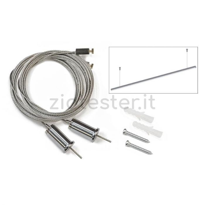 Kit montaggio per profili in alluminio (2pz)