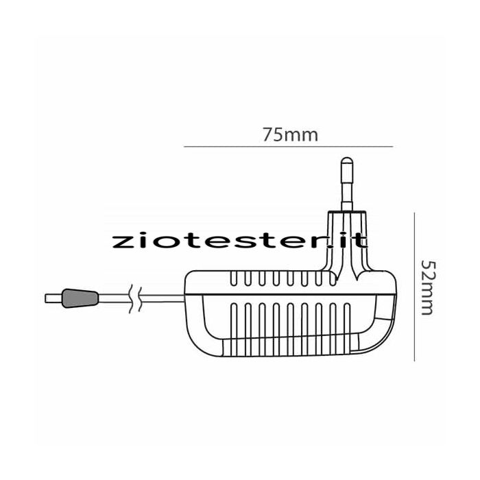 Alimentatore per nastro LED a tensione costante 24W