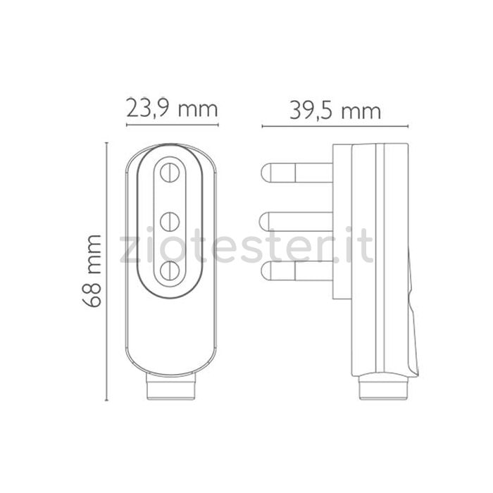 POPPSTAR 2x Adattatore Angolare D'antenna (90 Gradi Angolato) (da Spina - Foto 3