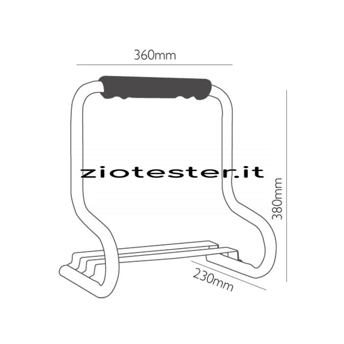 Supporto portatile per LED Flood Light mod. 30-50W dimensioni