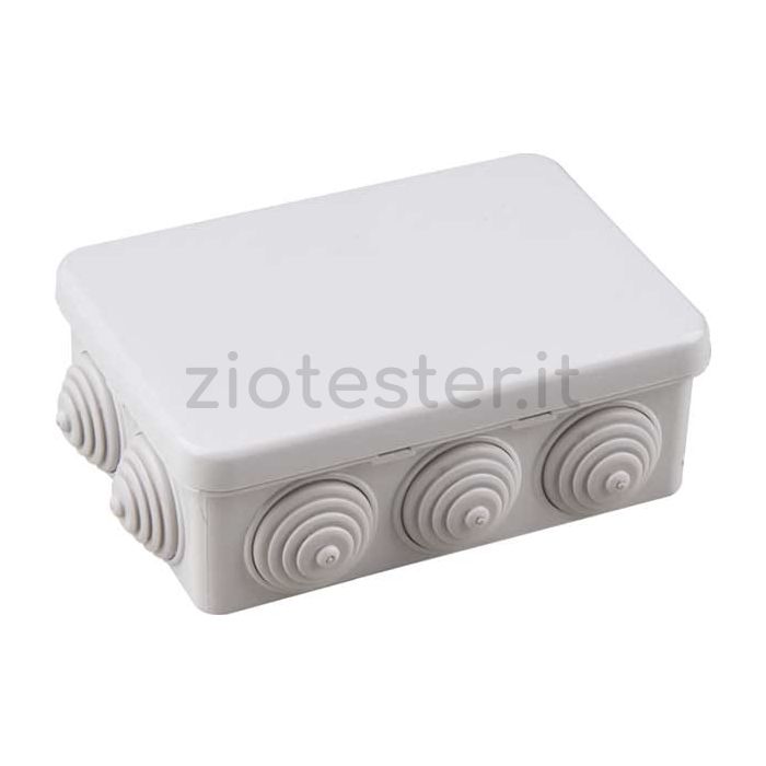 Scatola di derivazione con passacavi e coperchio 150x110x70mm