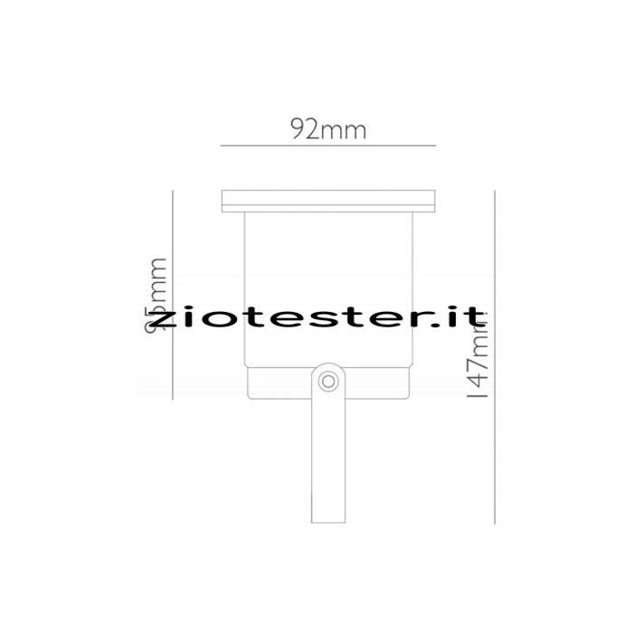 Portalampada Outdoor Garden Light dimensioni