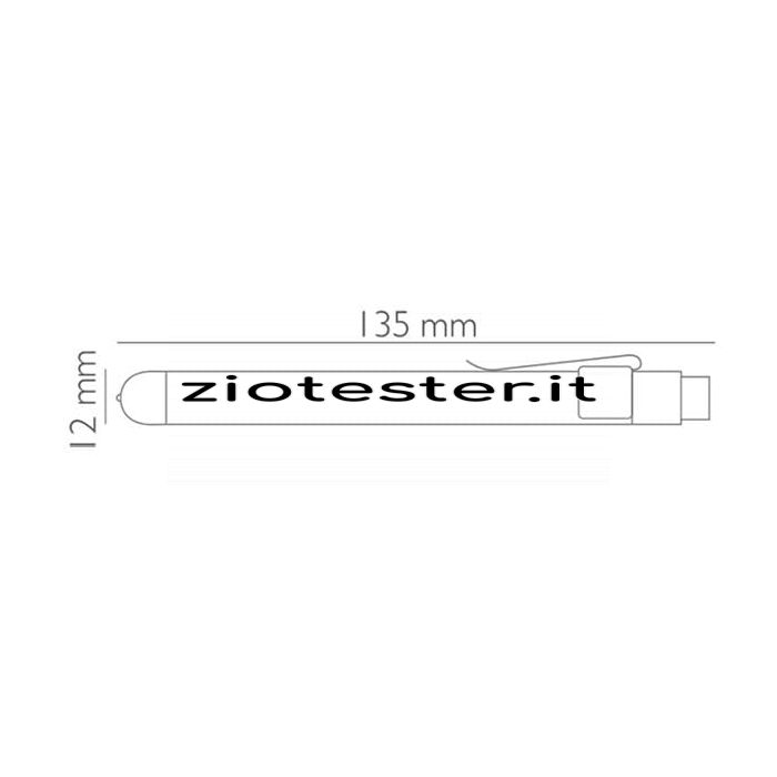 Torcia LED a Forma di Penna dimensioni