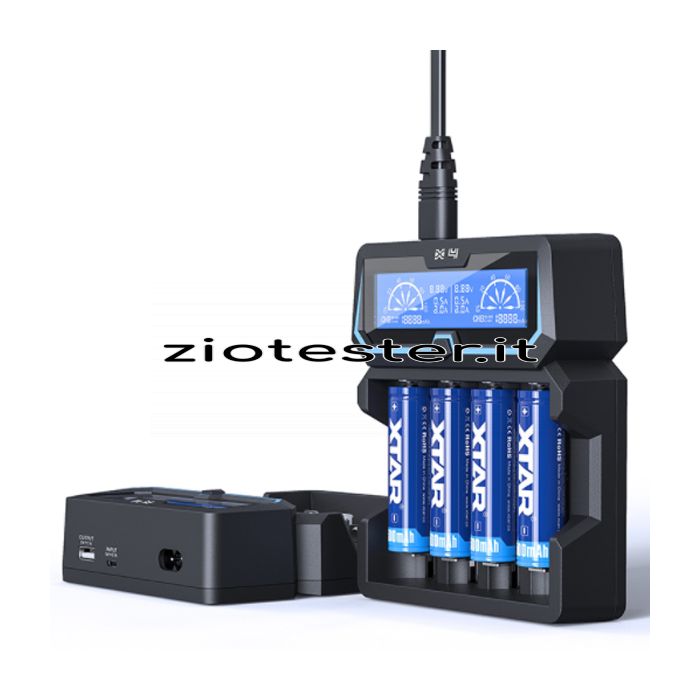 XTAR X4 Caricabatterie a 4 Slot