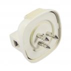 Adattatore telefonico 3 poli plug passo 6/4