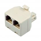 Adattatore telefonico RJ14 - 2xRJ14