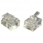 Spina telefonica RJ14 (20 Pz)
