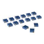 Trimmer Potenziometro Multigiro Alta Precisione 3296W KIT 15 Pezzi 20K Ohm