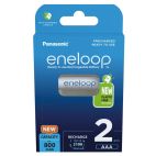 Batterie Panasonic Eneloop NI-MH AAA 800mAh ricaricabili 2 pezzi