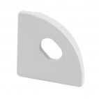 Tappo forato in plastica per profilo LP1616