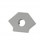 Tappo forato in plastica per profilo LP5022