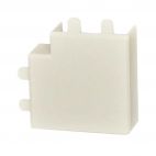 Angolo piano per Minicanali 40x17mm