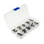 Set di Pulsanti di varie misure 10 modelli 100 pezzi 