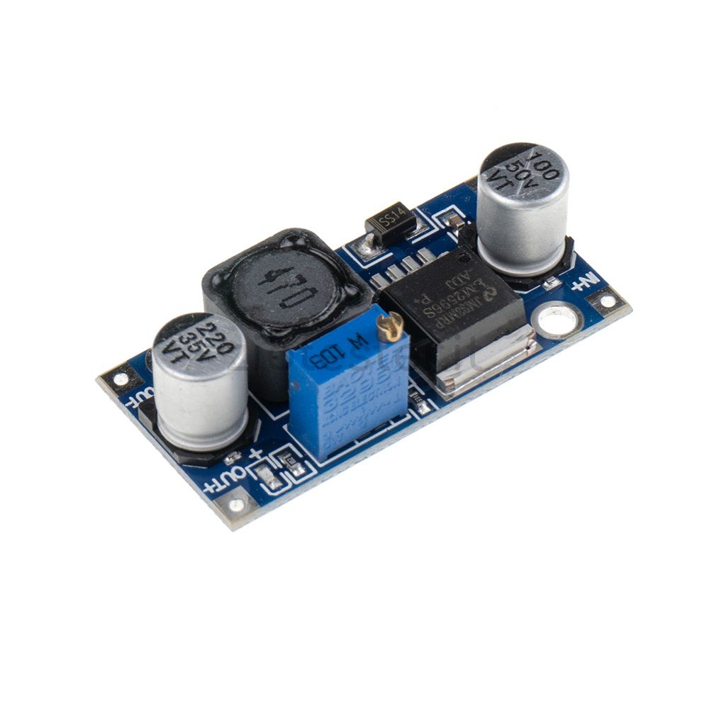 Modulo Step-Down 5A Con Display LED E Porta USB - Regolatore Di Tensione Buck 5-36V A 1.25-32V - Alimentatore Fai Da Te - 2