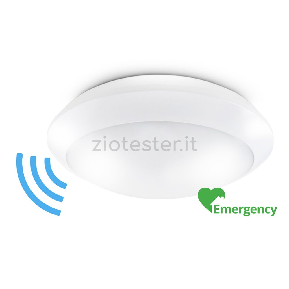 Plafoniera Con Sensore Di Movimento A Batteria - Luce LED Per Interni Ed Esterni - Foto 6