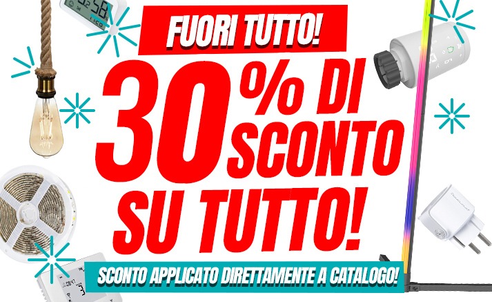 20% di Sconto su Tutto!