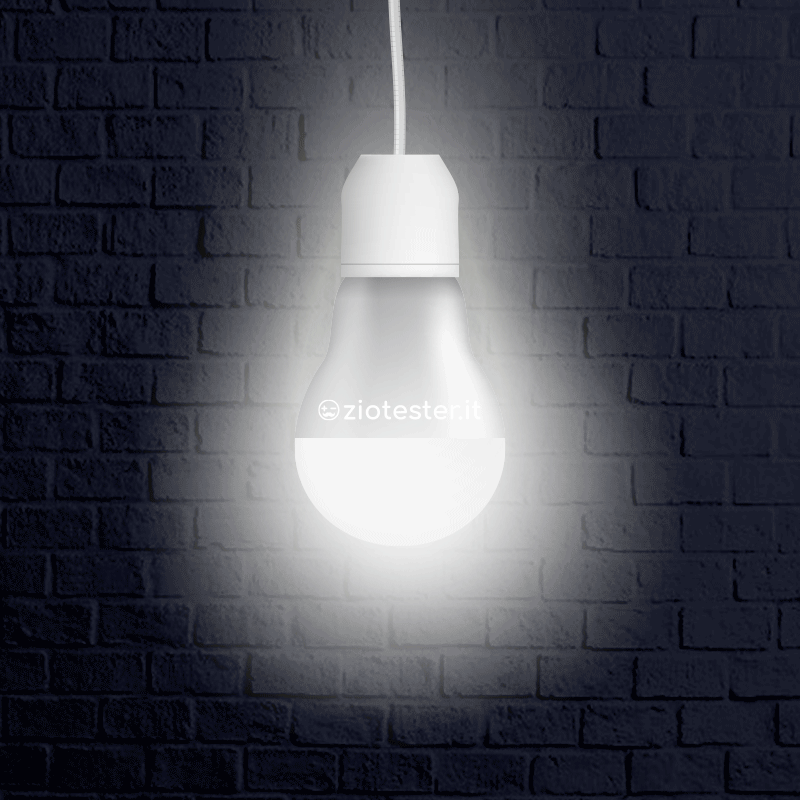 la lampadina led sfarfalla